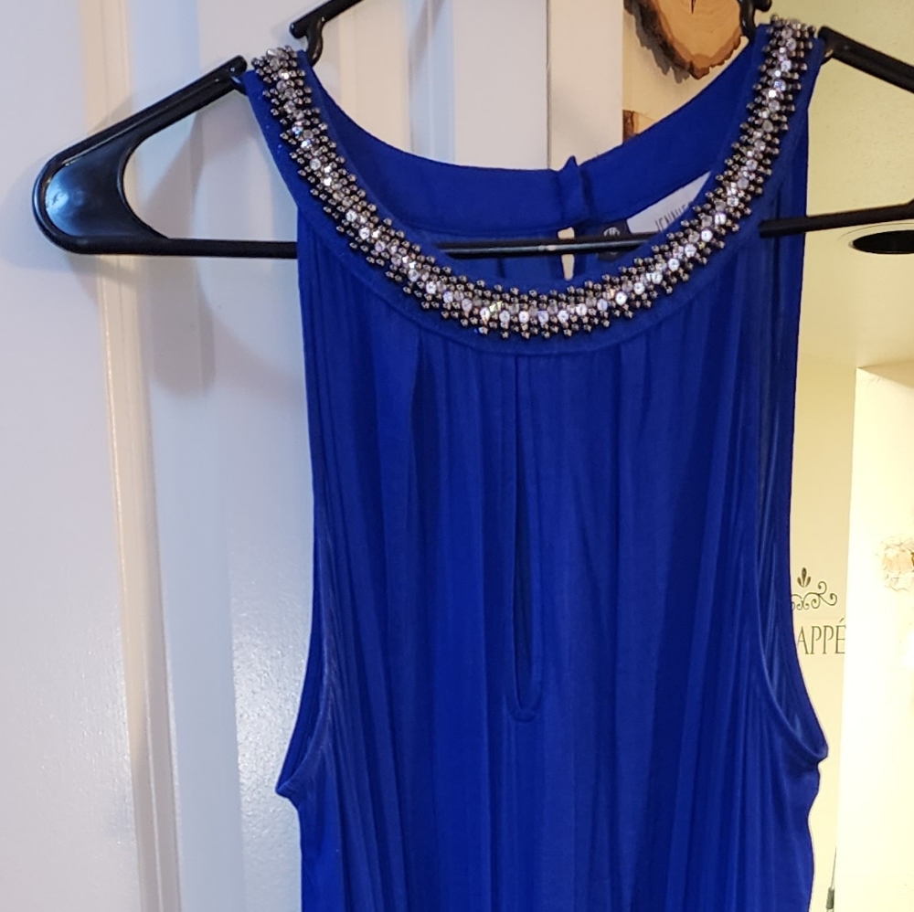 Royal Blue Jennifer Lopez long dress size L